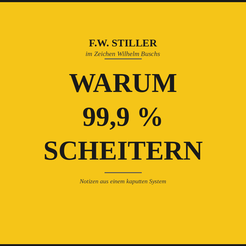 F.W. Stiller – Band I Cover